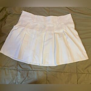 White SHEIN pleated skirt 3xl